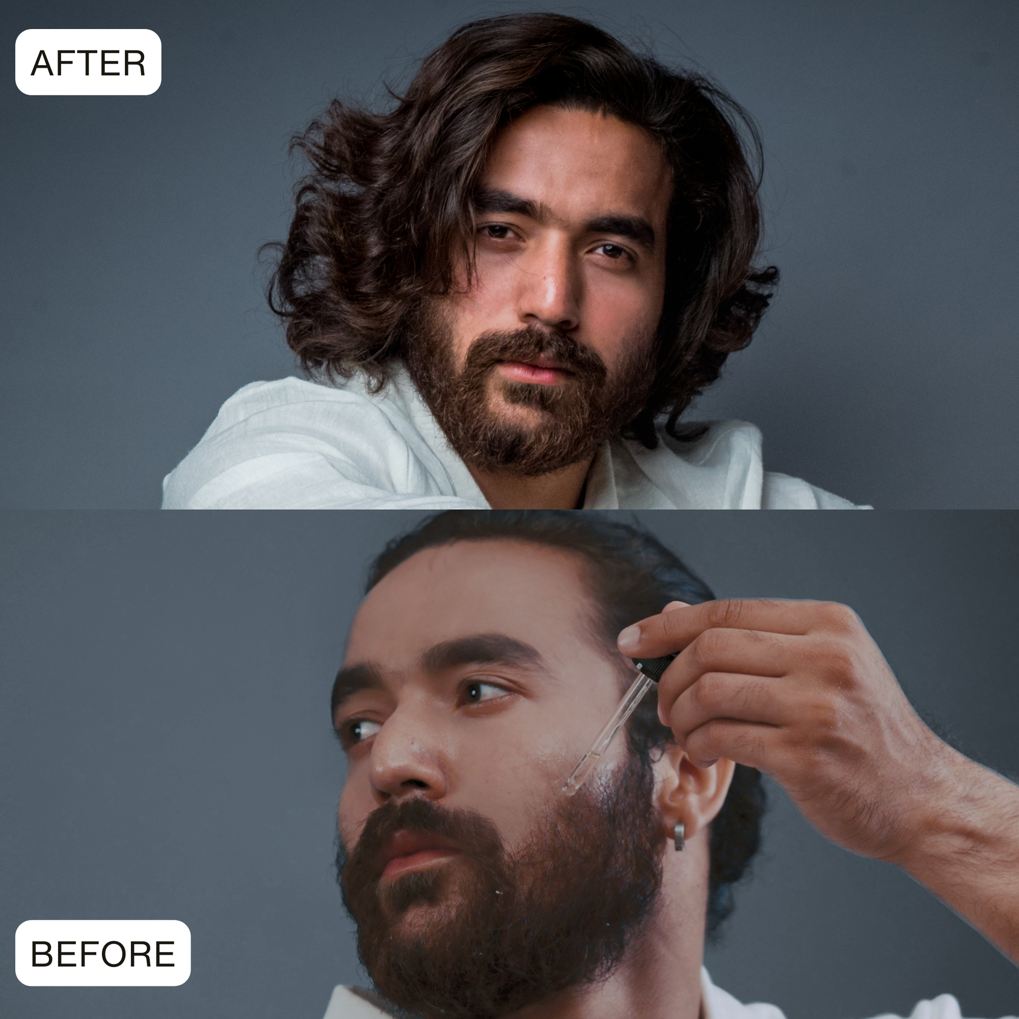 OMG BEARD GROWTH OIL 50ML | PROMOTES BEARD HAIR GROWTH AND GIVES SHINE | ENRICHED WITH VITAMIN E AND 100% NATURAL INGREDIENTS | CONTAINS ALMOND OIL, AVOCADO OIL, OLIVE OIL