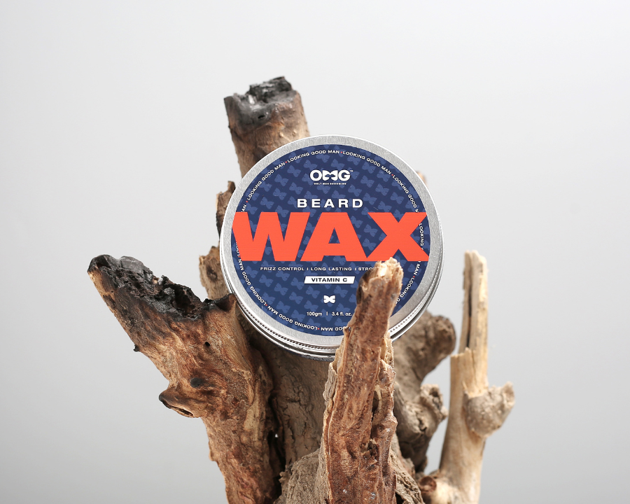 OMG BEARD WAX 100GM | FRIZZ CONTROL | | MOOCH WAX | LONG LASTING HOLD | STRONG HOLD | ENRICHED WITH VITAMIN C | 100% NATURAL INGREDIENTS